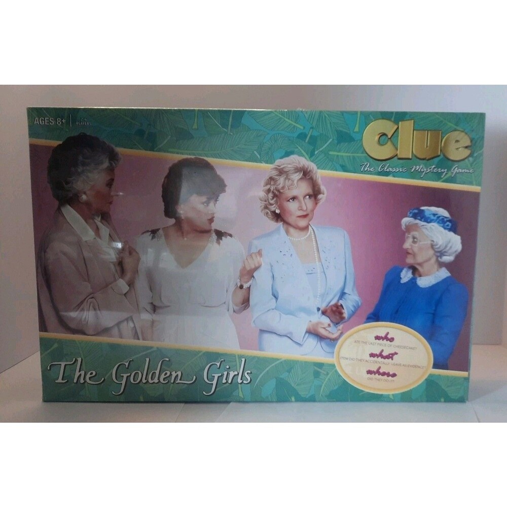 New Clue The Golden Girls Classic Mystery Board Game Sealed